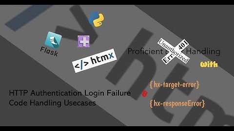 Proficient HTTP Error handling with htmx hx-target-error and hx-responseError
