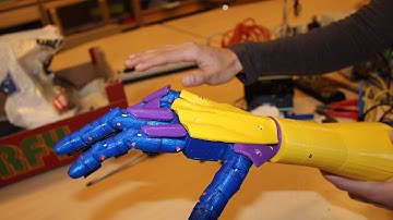 3D printed humanoid robotic hand controlled via Leap motion