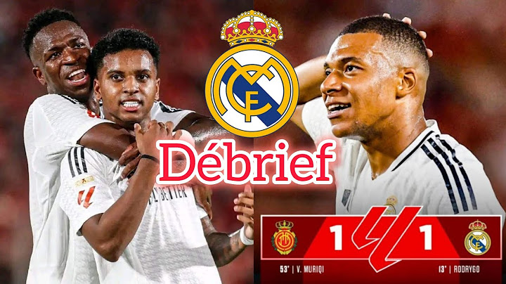 Real Madrid 1-1 Majorque/ Début compliqué de Kylian Mbappé/ Rodrygo buteur