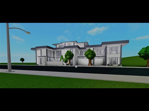 3 Story Modern House Tour 35k Welcome To Bloxburg Youtube - roblox bloxburg family house 35k