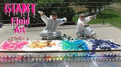 GIANT 40 COLORS FLUID ART - Fluid Art GÉANT avec 40 couleurs!