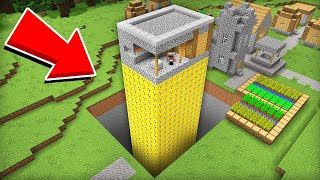 КУДА ВЕДЁТ ЭТОТ СТОЛБ ИЗ ЛАКИ БЛОКОВ ПОД МОИМ ДОМОМ В МАЙНКРАФТ | Компот Minecraft