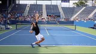 Grigor Dimitrov Practice US Open 2014 2/2