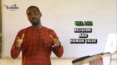 Religion and Human Values 3