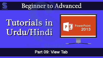 Microsoft PowerPoint View Tab Part 9 | Learn MS PowerPoint in Urdu/Hindi