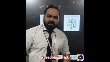 Reasoning Trick for opposite of Dice 🎲 #reasoningtricks #reasoning #dice #tricks #shorttrick