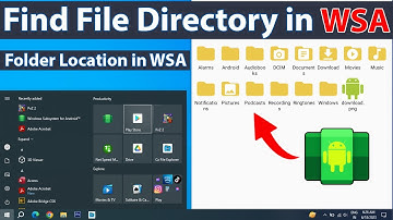 Find File Directory location in WSA || File folder location in WSA