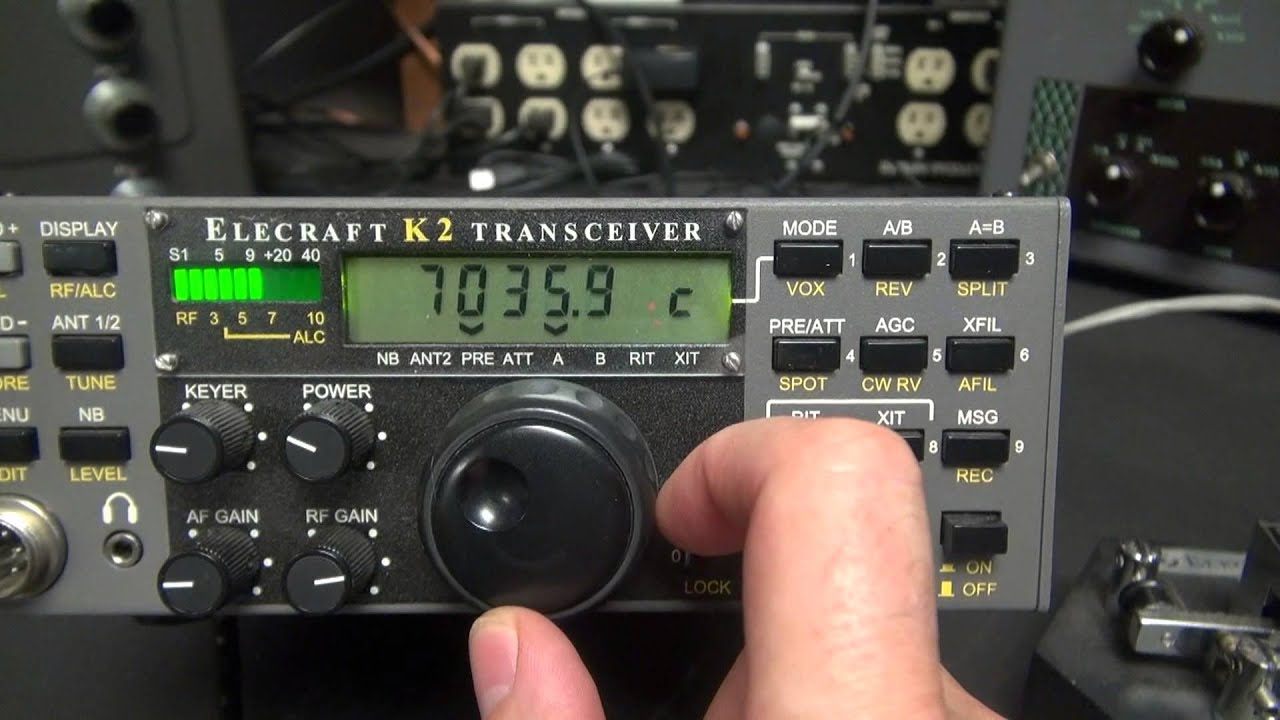 Elecraft K2 CW SSB Ham Radio Transceiver Fathers Day Gift 2015 N6tlu YouTube