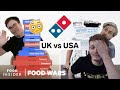 British Guy Reacting to US vs UK Domino's | Food Wars