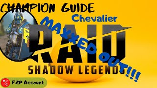 [F2P] | Chevalier Raid Shadow Legends Champion Guide | Fire Knight Killer | Magic Keep Expert! screenshot 1