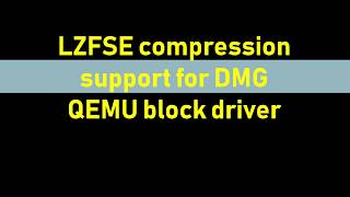 Dmg files with lzfse compression tool Dmg files with lzfse compression tool