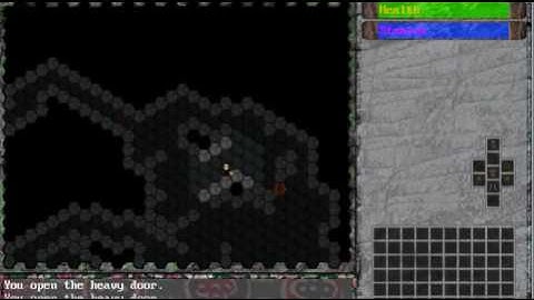 Exploring a simple randomly generated dungeon