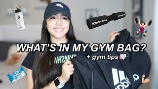 WHAT’S IN MY GYM BAG? + gym tips ♡