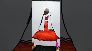 Barbie drawing #shortsvideo #youtubeshorts #viral #viralshorts