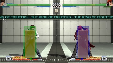 KOF XIV Hitbox viewer "kofbox" Test