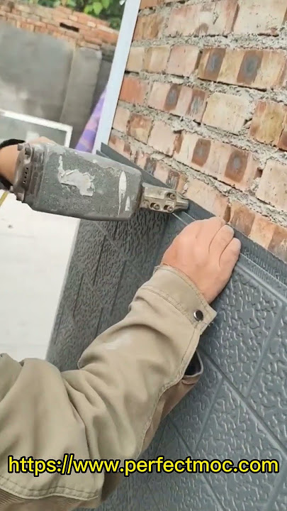 exterior siding  panels #metalsiding #exteriorpanel #16mmmetalsiding #drywall #diy