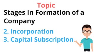 Stages In Formation/Incorporation of a Company Ch.2 class 11th Business Studies CBSE  Part 2