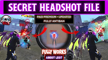 Auto Headshot Config File 🚀🎯 freefire aimbot + aimlock 🎯 | Headshot config file free fire max 🔥