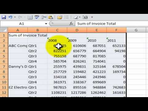 How to Convert a Pivot Table to a Standard List