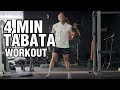 Ref:IwRiSlw6Kzw Tabata de 4 minutes