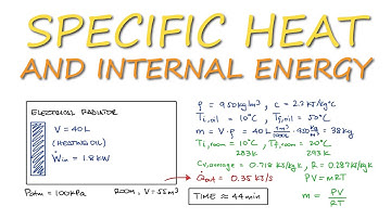 Change in Internal Energy Using Specific Heat in 3 Minutes!