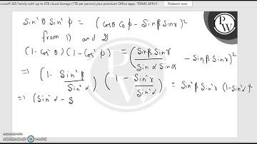 If \( \alpha, \beta, \gamma \) are acute angles and \( \cos \theta=...