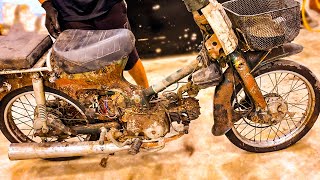 Genius Boy Restores A 54-Year-Old 1970s Broken HONDA Motorbike // Restore Unforgettable Memories -P2