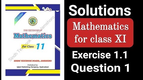 Exercise 1.1 | Q.1 | Complex Numbers | Mathematics XI | STBB | Solutions