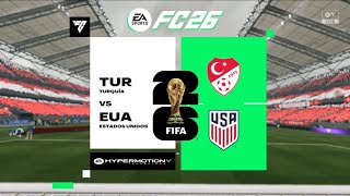 FC 26- Turquía vs Estados Unidos | FIFA WORLD CUP 2026 | PS4 | 4K GAMEPLAY