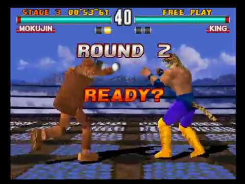 Tekken 3 ( PS1 ) - Mokujin - Arcade Mode - Arranged Music ( May 9, 2018 )