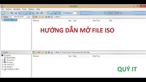 Hướng dẫn cách mở file ISO