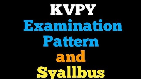 KVPY Exam Pattern in tamil | Full Details About KVPY examination | Kvpy syllabus |