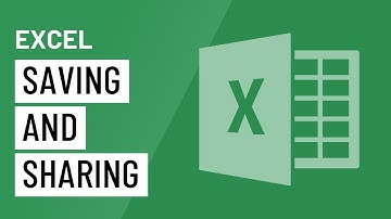 Excel: Saving and Sharing