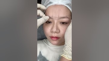 Cách vẽ lông mày trên người thật theo dáng cũ, khung xương… với các bước đơn giản dễ hiểu #shorts
