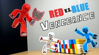 Red V.S. Blue part 2 | Vengeance | #stikbot