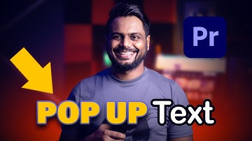 EASY POP UP text animation in Premiere Pro 2023 | Sinhala