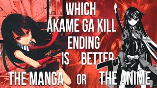 Which Akame Ga Kill Ending is Better The Manga or Anime