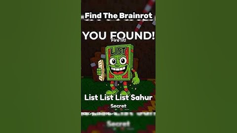 How To Get LIST LIST LIST SAHUR | Find the Brainrot ROBLOX