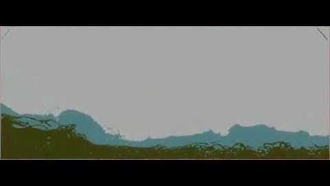 SPH Simulation, 67000 particles, mixing 2 fluids with different density