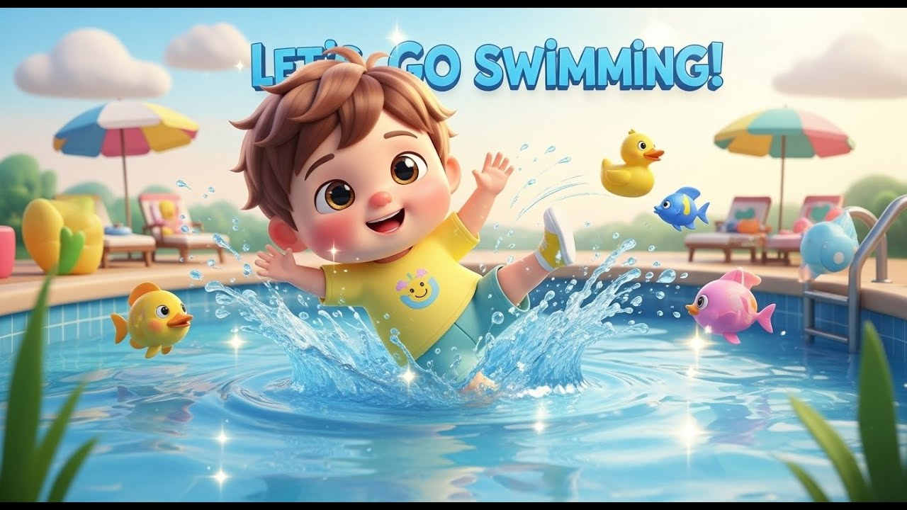 Me Too! Let’s Go Swimming – Nursery Rhyme, Toddler Learning, Water Fun, and Playful Movement