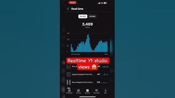 REAL TIME View Your YouTube Studio Analytics Now! 😱 #shorts #ytstudio #youtube