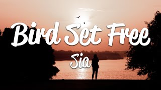 Video thumbnail of "Sia - Bird Set Free (Lyrics)"