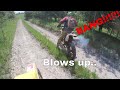 Riding until 2 stroke blows up!!!!