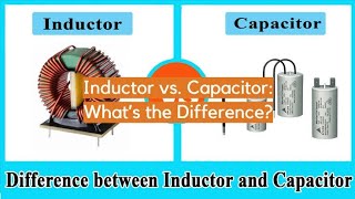 what is inductor and capacitor. animation video of inductor and capacitor. EEE