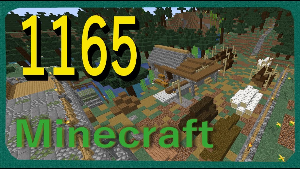 Lets play Minecraft Episode - 1165 Stocking the Lumberyard - YouTube