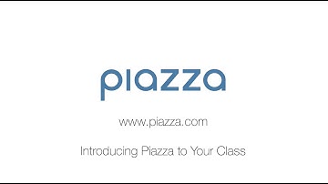 Piazza 1.2 - Announcing Piazza to Students