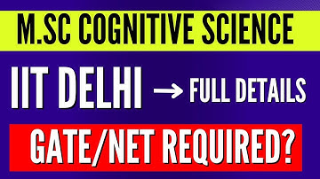 Msc in Cognitive Science from IIT DELHI 2025