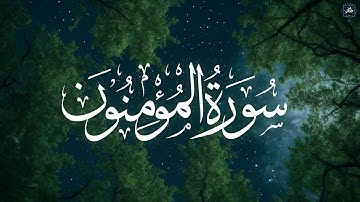 ماتيسر من سورة المؤمنون القارئ أيمن شلبي|فذكر