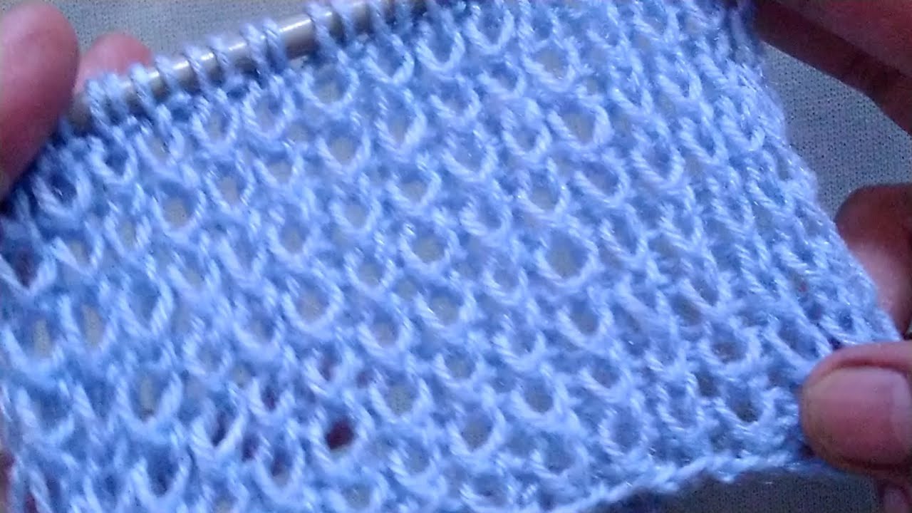 Very easy Only 2 Rows Repeat Knitting Pattern. - YouTube