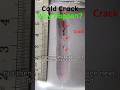 passed inspection | then cracked overnight? #welding #defect #engineering